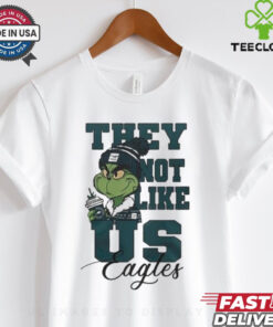 The Grinch Philadelphia Eagles They Not Like Us Eagles T shirts