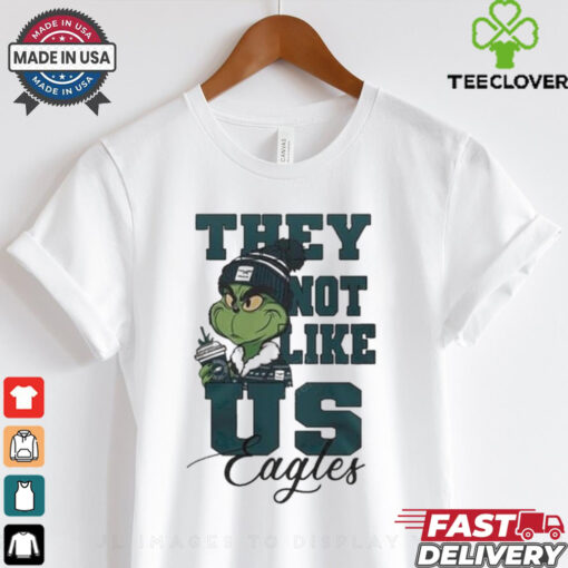 The Grinch Philadelphia Eagles They Not Like Us Eagles T shirts