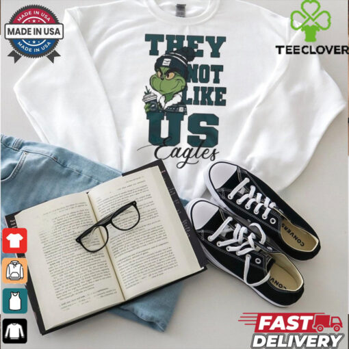 The Grinch Philadelphia Eagles They Not Like Us Eagles T shirts