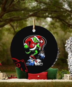The Grinch San Francisco 49ers Stomp On NFL Teams Christmas Ornament