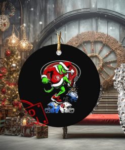 The Grinch San Francisco 49ers Stomp On NFL Teams Christmas Ornament