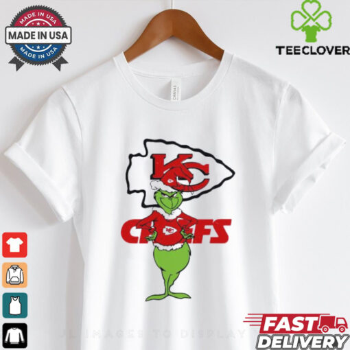 The Grinch Santa Kansas City Chiefs Merry Christmas shirt