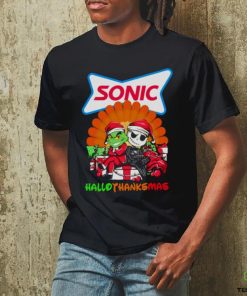 The Grinch Sonic Hallothanksmas 2023 Shirt