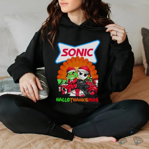 The Grinch Sonic Hallothanksmas 2023 Shirt