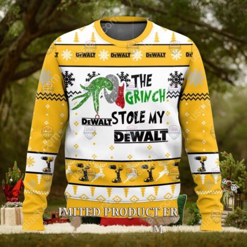 The Grinch Stole My Dewalt Ugly Christmas Sweater