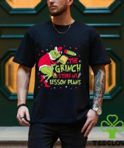 The Grinch Stole My Lesson Plans Teacher T Shirt