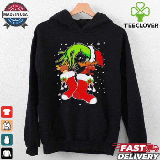 The Grinch Stole The Reindeer and The Moose Christmas shirt