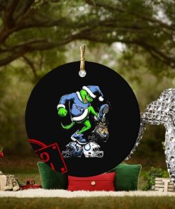 The Grinch Tennessee Titans Stomp On NFL Teams Christmas Ornament