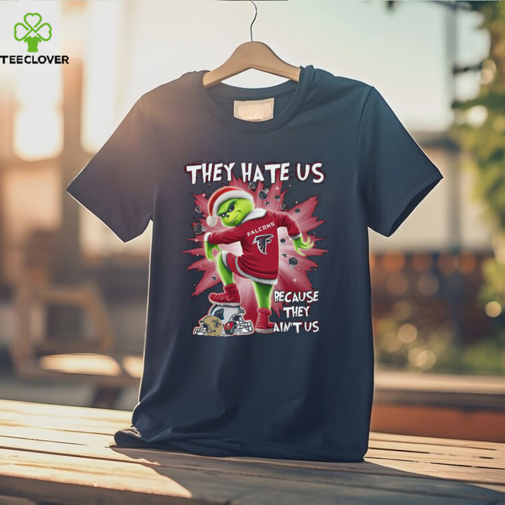 The Grinch They Hate Us Because Ain’t Us Atlanta Falcons Stomp On NFL Teams Christmas Shirt The Grinch They Hate Us Because Ain’t Us Atlanta Falcons Stomp On NFL Teams Christmas Shirt