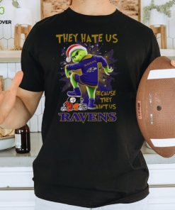 The Grinch They Hate Us Because Ain’t Us Baltimore Ravens Stomp On NFL Teams Christmas Shirt