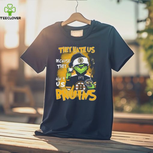 The Grinch They Hate Us Because Ain’t Us Boston Bruins Christmas Shirt