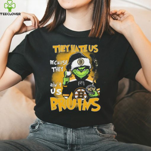 The Grinch They Hate Us Because Ain’t Us Boston Bruins Christmas Shirt