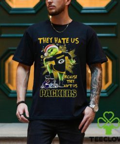 The Grinch They Hate Us Because Ain’t Us Green Bay Packers Stomp On NFL Teams Christmas Shirt