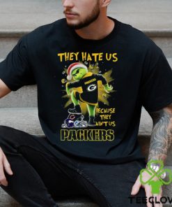 The Grinch They Hate Us Because Ain’t Us Green Bay Packers Stomp On NFL Teams Christmas Shirt