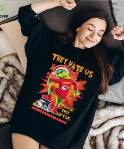 The Grinch They Hate Us Because Ain’t Us Kansas City Chiefs Stomp On Denver Broncos NFL Teams Christmas Shirt 3 The Grinch They Hate Us Because Ain’t Us Kansas City Chiefs Stomp On Denver Broncos NFL Teams Christmas Shirt