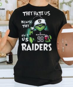 The Grinch They Hate Us Because Ain’t Us Las Vegas Raiders Classic T Shirt