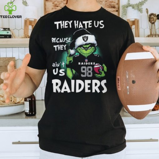 The Grinch They Hate Us Because Ain’t Us Las Vegas Raiders Classic T Shirt