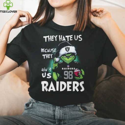 The Grinch They Hate Us Because Ain’t Us Las Vegas Raiders Classic T Shirt