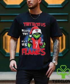 The Grinch They Hate Us Because Ain’t Us Liberty Flames Christmas Shirt