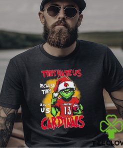 The Grinch They Hate Us Because Ain’t Us Louisville Cardinals Christmas Shirt
