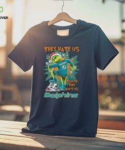The Grinch They Hate Us Because Ain’t Us Miami Dolphins Stomp On NFL Teams Christmas Shirt