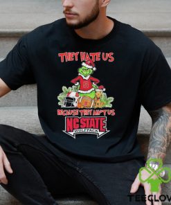 The Grinch They Hate Us Because Ain’t Us NC State Wolfpack Christmas Shirt 2 The Grinch They Hate Us Because Ain’t Us NC State Wolfpack Christmas Shirt