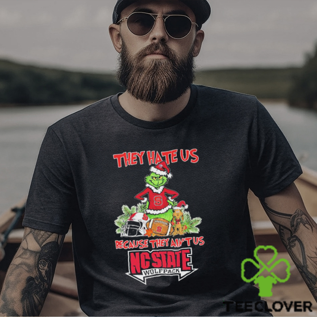 The Grinch They Hate Us Because Ain’t Us NC State Wolfpack Christmas Shirt The Grinch They Hate Us Because Ain’t Us NC State Wolfpack Christmas Shirt