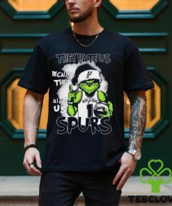 The Grinch They Hate Us Because Ain’t Us San Antonio Spurs Christmas Shirt