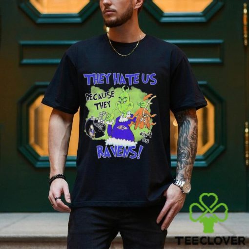 The Grinch They Hate Us because they ain’t us Baltimore Ravens 2023 Shirt