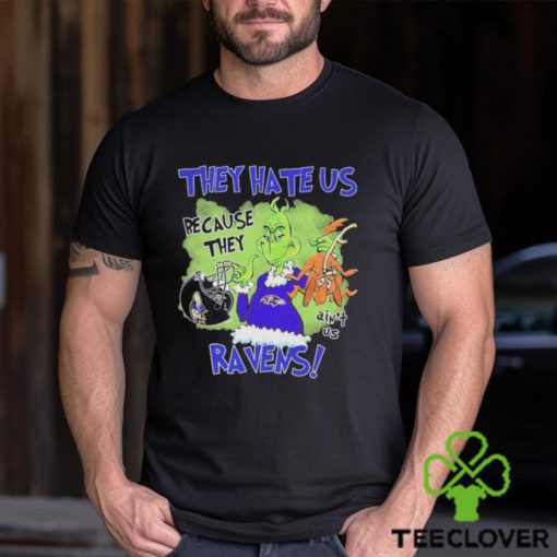 The Grinch They Hate Us because they ain’t us Baltimore Ravens 2023 Shirt