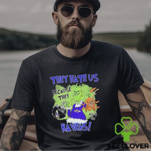 The Grinch They Hate Us because they ain’t us Baltimore Ravens 2023 Shirt