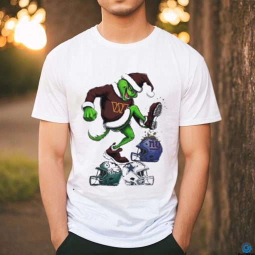The Grinch Washington Commanders Stomp On NFL Teams Christmas Shirt