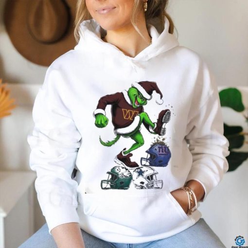 The Grinch Washington Commanders Stomp On NFL Teams Christmas Shirt