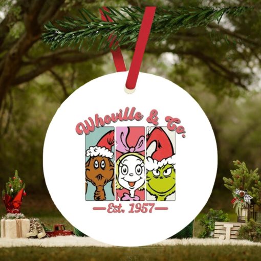 The Grinch Whoville & Co Est 1957 ornament