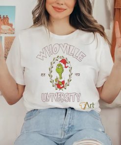 The Grinch Whoville University Est 1957 Christmas Shirt