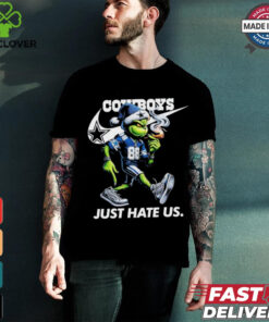 The Grinch X Dallas Cowboys Nike Just Hate Us Christmas Shirt