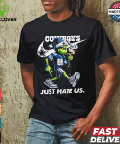 The Grinch X Dallas Cowboys Nike Just Hate Us Christmas Shirt