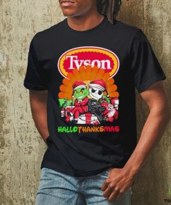 The Grinch and Jack Skellington Tyson Hallothanksmas 2023 Shirt