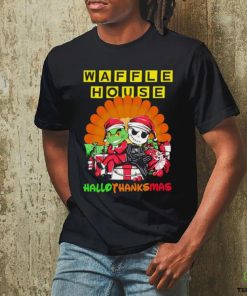 The Grinch and Jack Skellington Waffle House Hallothanksmas 2023 Shirt