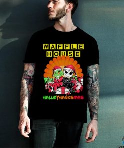 The Grinch and Jack Skellington Waffle House Hallothanksmas 2023 Shirt