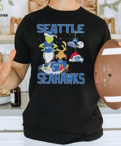 The Grinch and dog Seattle Seahawks football Christmas shirt