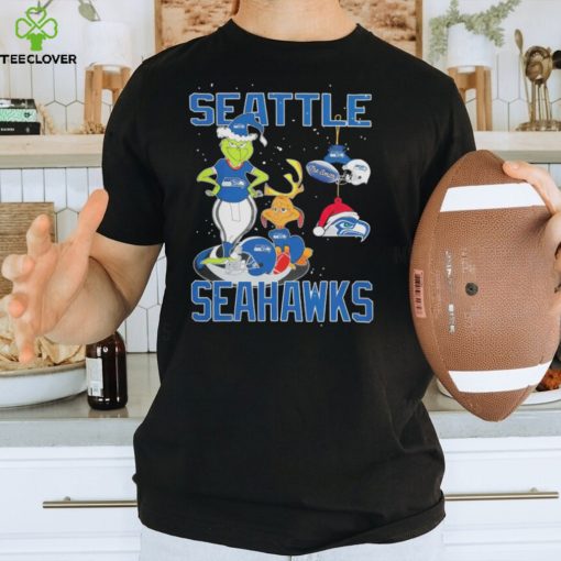 The Grinch and dog Seattle Seahawks football Christmas hoodie, sweater, longsleeve, shirt v-neck, t-shirt