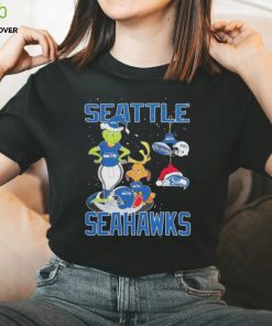 The Grinch and dog Seattle Seahawks football Christmas hoodie, sweater, longsleeve, shirt v-neck, t-shirt