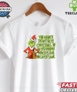The Grinch didn’t hate Christmas he hated people 2024 sweatshirt