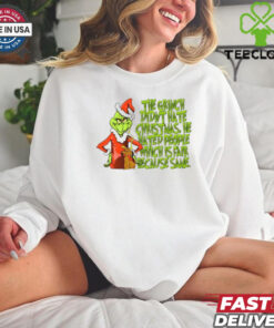 The Grinch didn’t hate Christmas he hated people 2024 sweatshirt