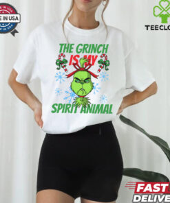 The Grinch is My Spirit Animal Merry Christmas shirt