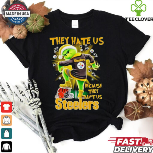 The Grinch they hate us because they ain’t us Pittsburgh Steelers stomp on Bengals 2024 shirt
