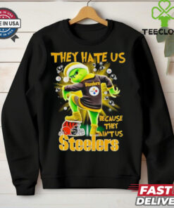 The Grinch they hate us because they ain’t us Pittsburgh Steelers stomp on Bengals 2024 shirt
