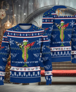 The Grinch x Chevrolet Corvette Christmas Ugly Sweater