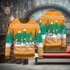 Black Cat Hologram And Mandala Pattern Knitted Ugly Xmas Sweater